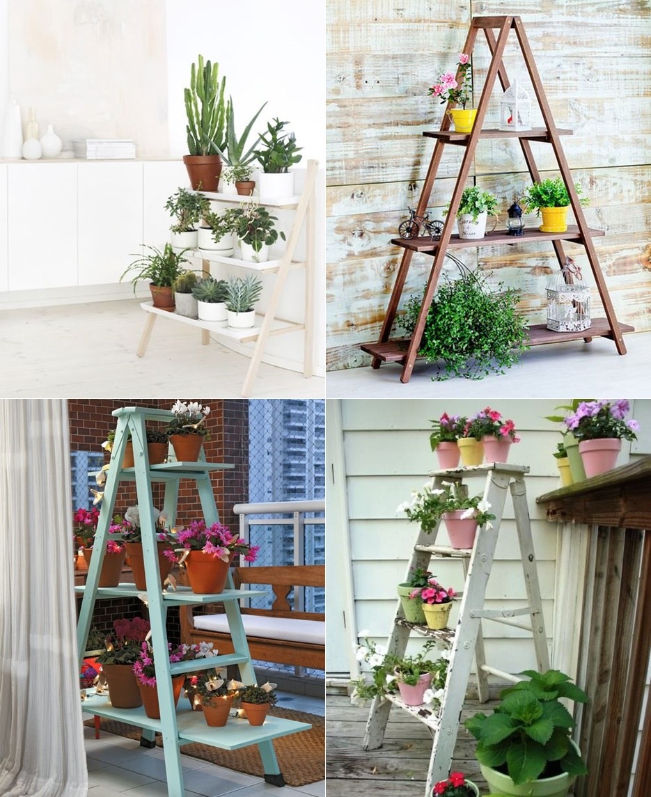 Thang nhôm – vật dụng trang trí ấn tượng, sáng tạo