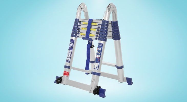 Thang nhôm rút đôi 8 x 2 bậc Nikawa NK-50AI-PRI được thiết kế có thể linh hoạt chuyển đổi thành thang chữ A hoặc thang chữ I tùy vào nhu cầu