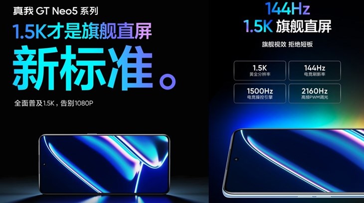realme GT Neo5 SE được mong đợi sẽ sở hữu màn hình OLED với độ phân giải 1.5K