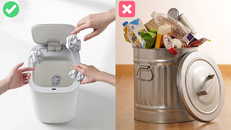 Thùng rác thông minh có nhiều ưu điểm so với thùng rác thông thường