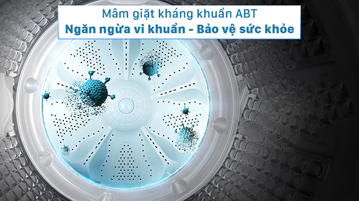 Ngăn ngừa vi khuẩn, nấm mốc với mâm giặt kháng khuẩn ABT