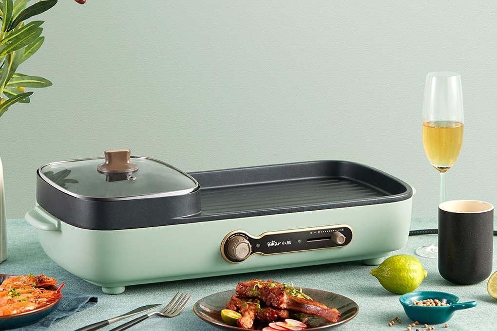 Bếp lẩu nướng đa năng Bear DKL-C15G1