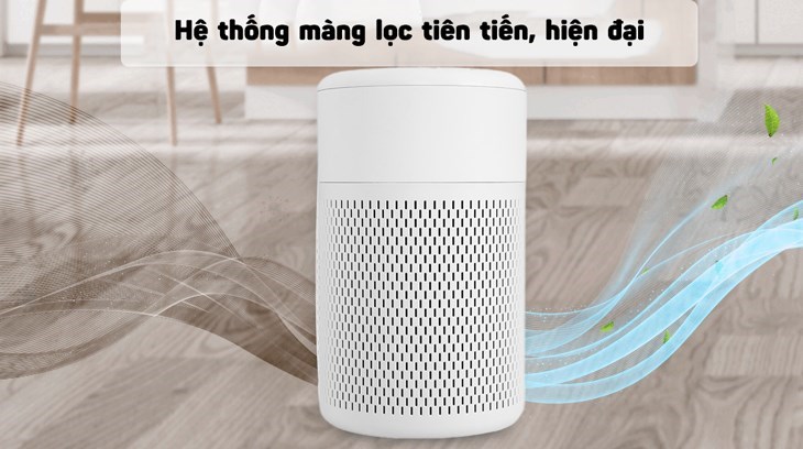 Máy lọc không khí Beko ATP 6100 I 21.6W sử dụng bộ lọc 2 lớp giúp làm sạch không gian hiệu quả đến 99.99%, trả lại cho gia đình bạn bầu không khí trong sạch
