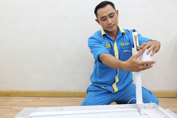 Ống đồng máy lạnh có chiều dài tối thiểu khoảng 3m, tối đa khoảng 15m hoặc 20m