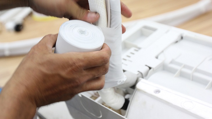 Độ dài ống đồng nối giữa dàn nóng và dàn lạnh nên lắp đặt theo hướng dẫn của hãng máy lạnh