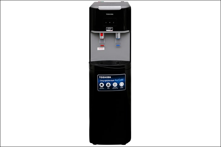 Cây nước nóng lạnh Toshiba RWF-W1669BV(K1) 650W có tính năng tự ngắt điện khi quá tải, giúp tiết kiệm điện năng