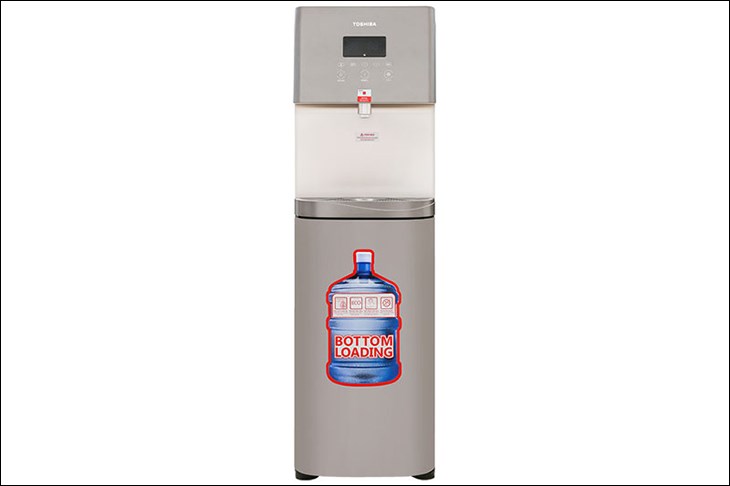 Cây nước nóng lạnh Toshiba RWF-W1830UVBV(T) 650W có tích hợp đèn UV, giúp nước tinh khiết và sạch hơn