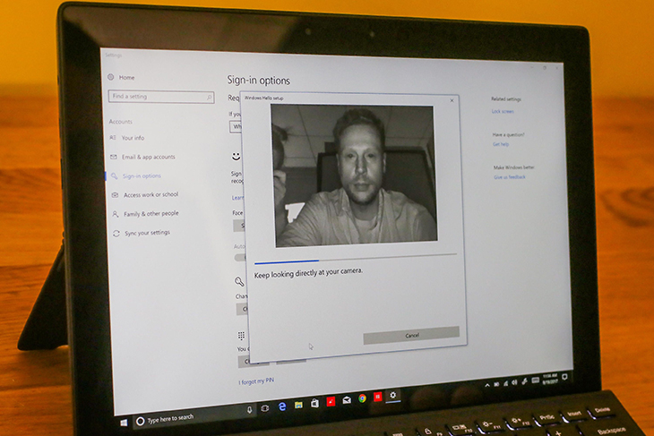 Hướng dẫn cách cài đặt Windows Hello Face.