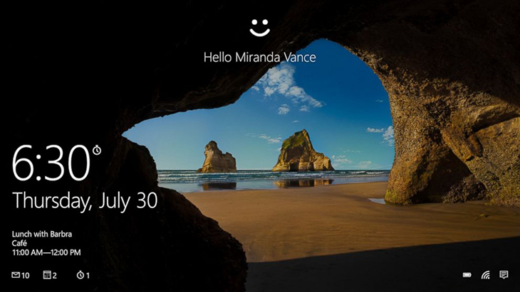 Sử dụng bảo mật qua Windows Hello giúp bạn truy cập vào các tài khoản và ứng dụng nhanh chóng
