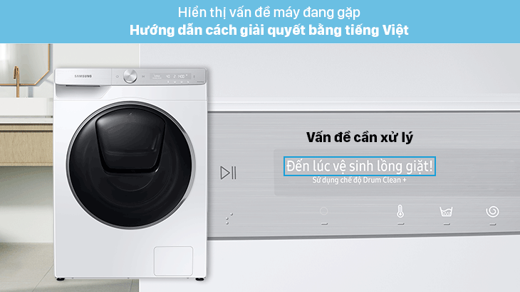Bảng điều khiển thông minh AI Control trên máy giặt Samsung là gì?