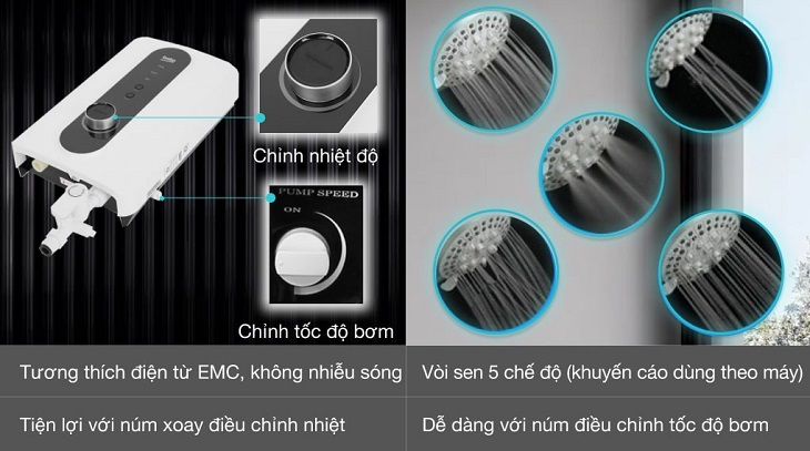 Tương thích điện từ EMC trên máy nước nóng