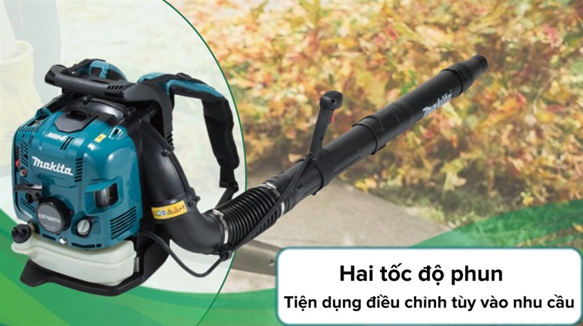 Máy thổi khí chạy xăng Makita EB7660TH 3000W sử dụng xăng để hoạt động