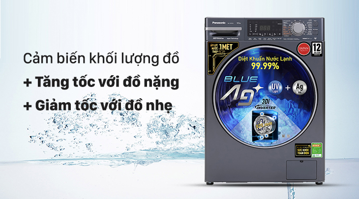 Động cơ 3Di Inverter trên máy giặt Panasonic cho hiệu quả giặt giũ vượt trội