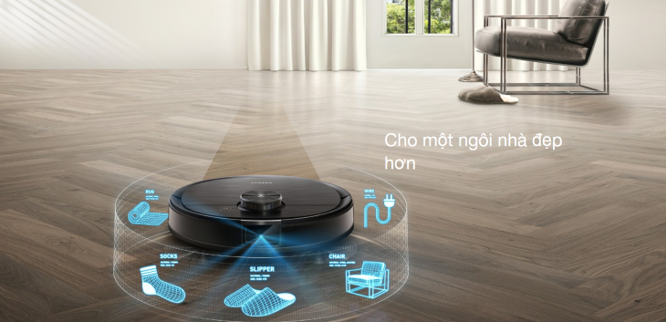 Camera robot hút bụi ecovacs