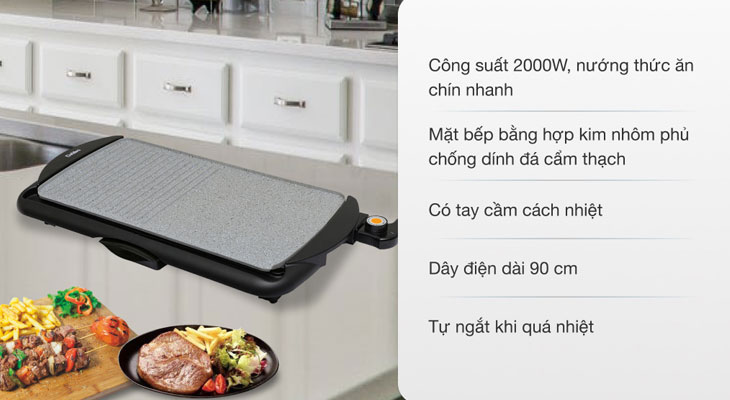 Lò nướng Delites có nhiều tính năng an toàn thông minh