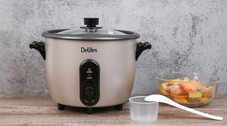 Nồi cơm điện Delites có thiết kế trang nhã