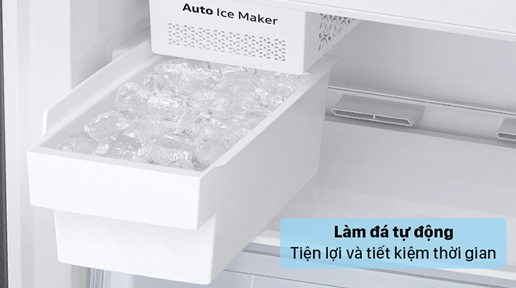 Tủ lạnh làm đá tự động giúp tiết kiệm thời gian, tiện lợi sử dụng