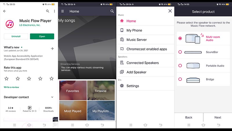 Tìm ứng dụng Music Flow Player trên CH Play