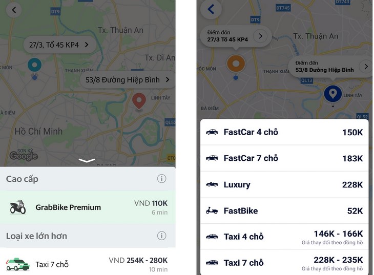 Thêm ứng dụng gọi xe thông minh nữa xuất hiện, Grab gặp đối thủ mới