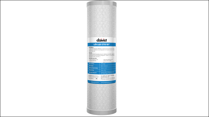 Lõi lọc thô Daikio số 2 CTO 10 than antraxit cải thiện vị nước