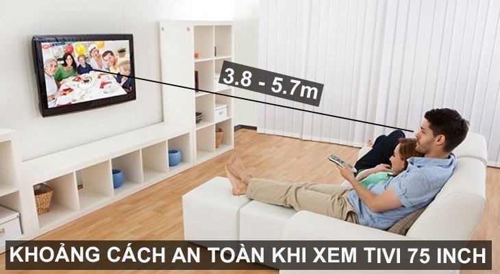 Xem tivi ở khoảng cách an toàn