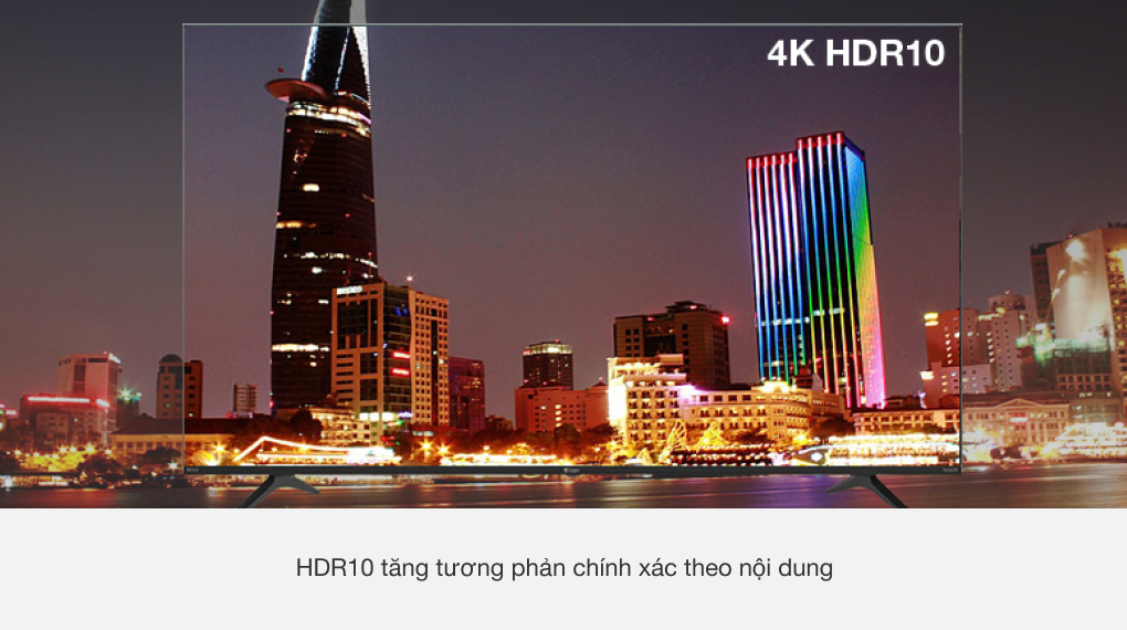 Smart Tivi Casper 4K 55 inch 55UW6000 sở hữu công nghệ HDR hiện đại