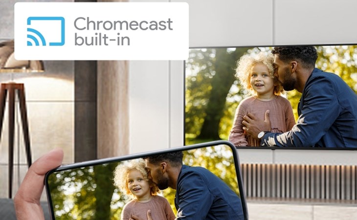ChromeCast hỗ trợ phát các nội dung lên màn hình tivi, mà vẫn được giữ nguyên và không có hiện tượng giật khung hình khi xem