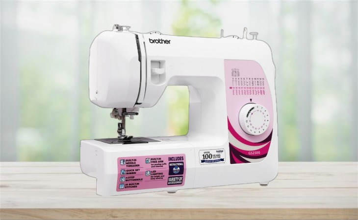 Máy may cơ gia đình Brother GS2500 sở hữu tốc độ may 800±50 rpm