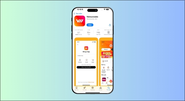 Sau khi tải ứng dụng My Vietnamobile, bạn có thể truy cập mục Hỗ trợ để chat trực tuyến với nhân viên