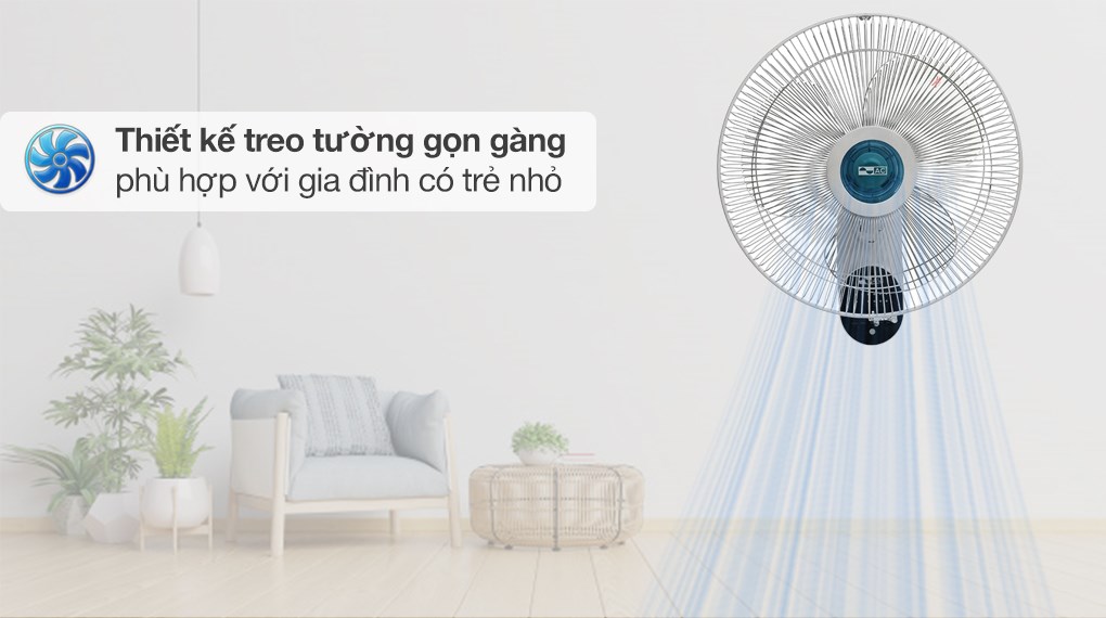 Quạt treo tường AC 3 cánh AWF02A163 55W