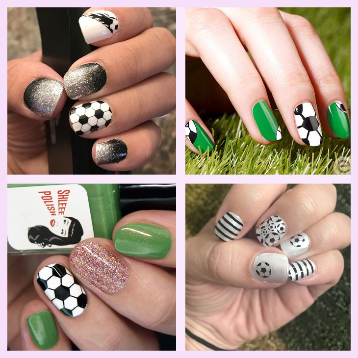 Những mẫu nail phối hình trái bóng ấn tượng