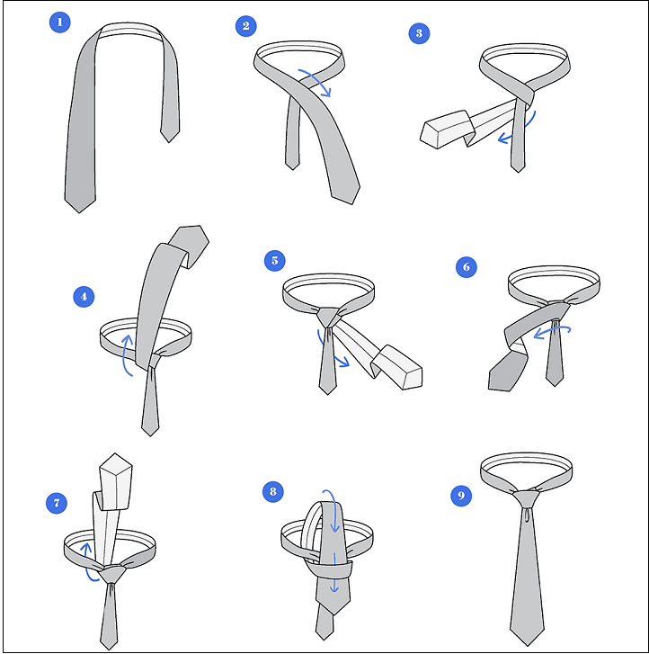 cách thực hiện Half Windsor