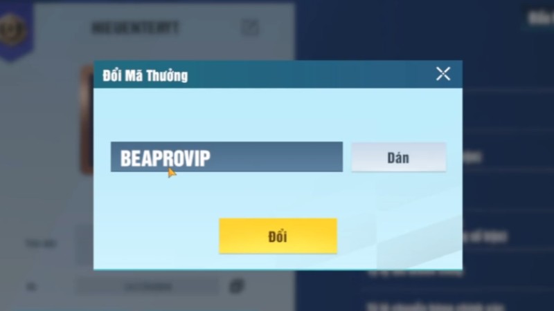 Chi tiết cách nhập code Be A Pro Football mới nhất: nhập giftcode trong game