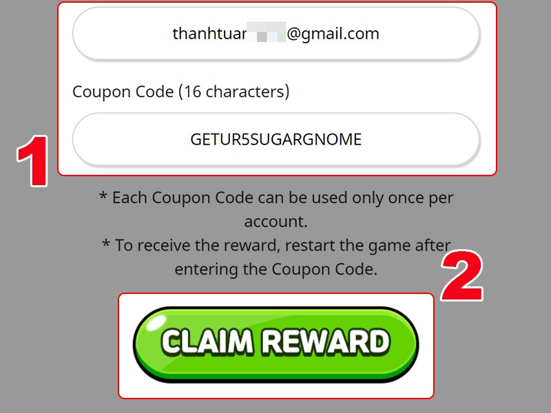 Chi tiết cách nhập code Cookie Run Kingdom mới nhất: nhập giftcode và xác nhận