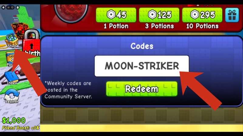 Cách nhập code Spin a Soccer Card