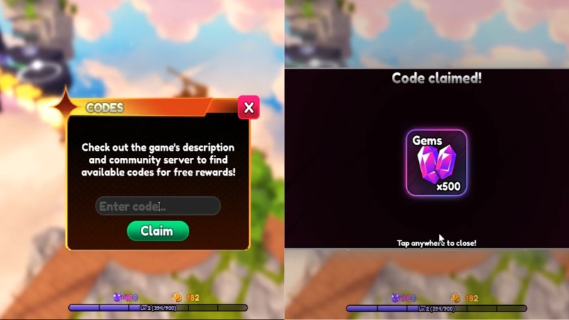 Cách nhập code Summon Heroes