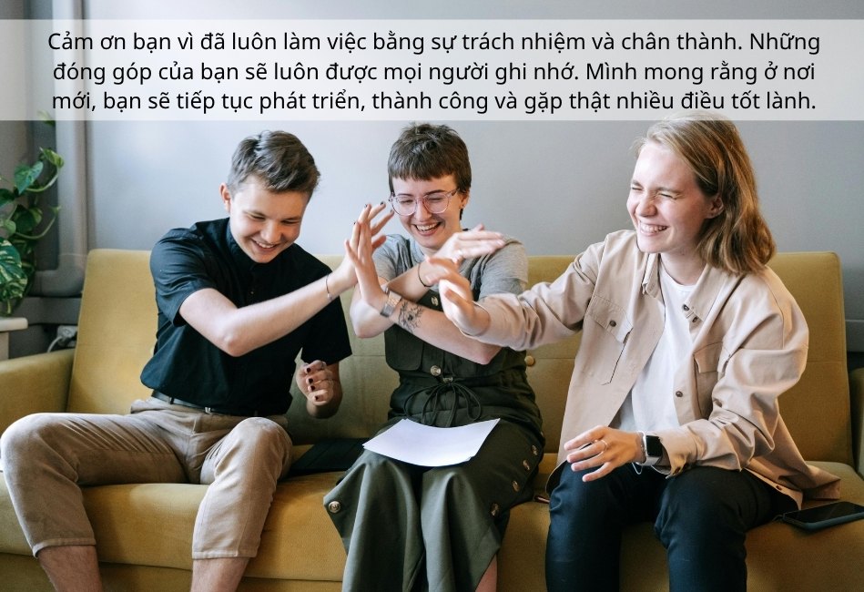 Lời chia tay đồng nghiệp nghỉ việc ý nghĩa