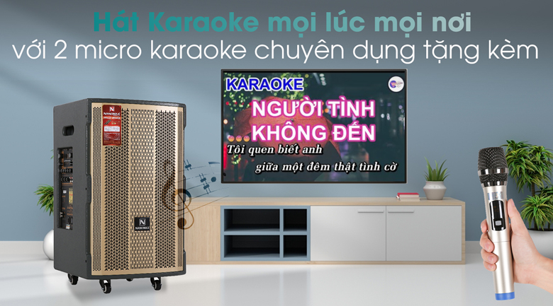 Bạn có thể tham khảo Loa kéo Karaoke Nanomax S-1000 450W cho dịp Giáng sinh năm nay