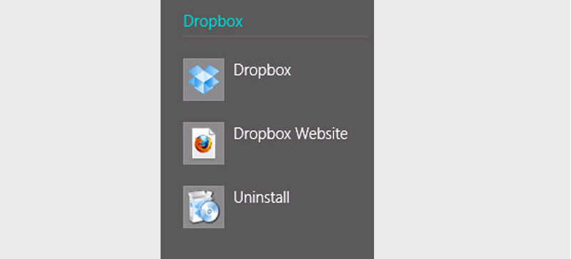 Gỡ bỏ chương trình bằng Uninstall shortcuts