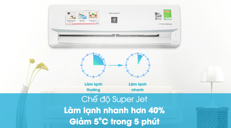 Các chế độ làm lạnh nhanh trên máy lạnh Sharp