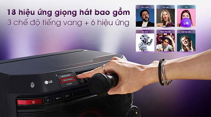 Hiệu ứng vang Echo mode