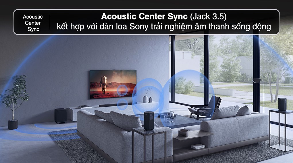 Công nghệ Acoustic Center Sync giúp âm thanh phát ra chính xác khớp với hình ảnh trên màn hình