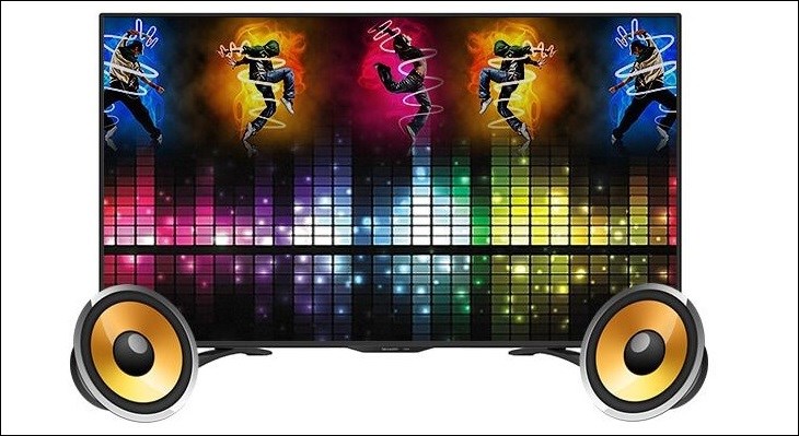 công nghệ tăng cường bass trên tivi sharp