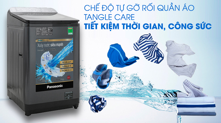 Công nghệ Tangle Care chống xoắn rối quần áo