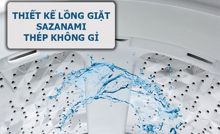 Thiết kế lồng giặt Sazanami của Panasonic