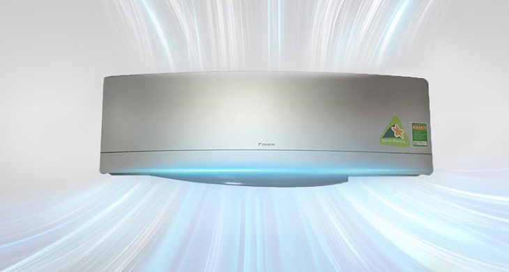 Hiệu ứng Coanda của điều hòa Daikin thối hướng gió đi xa khắp căn phòng