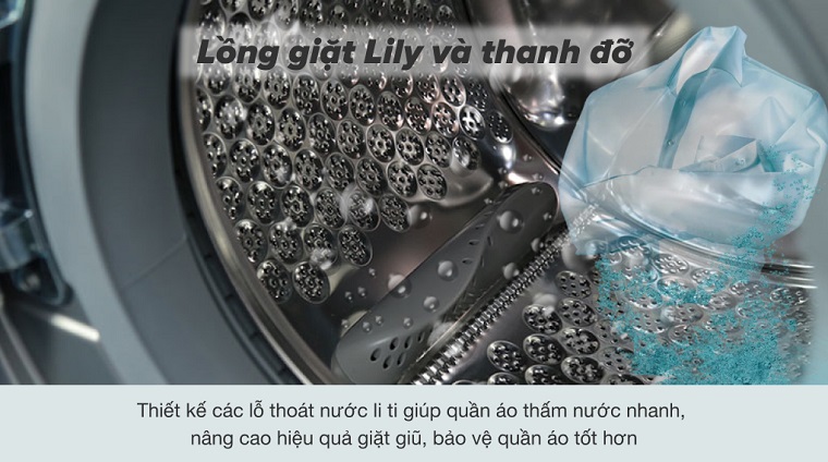 Lồng giặt Lily và thanh đỡ