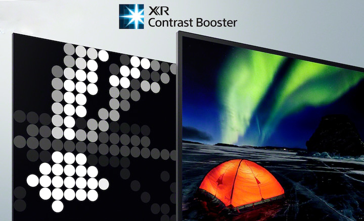 XR Contrast Booster cân bằng chính xác ánh sáng phát ra trên toàn màn hình