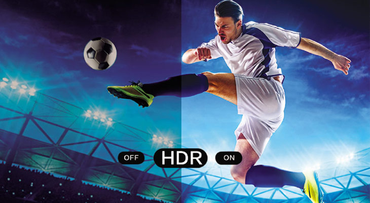 Công nghệ HDR có khả năng tăng cường độ tương phản, mang lại những thước phim vô cùng sống động