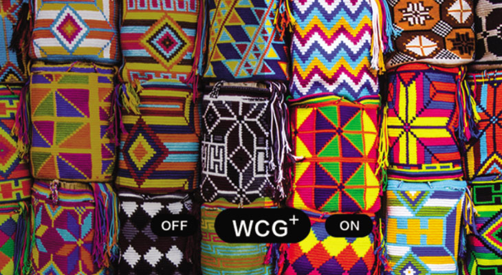 Công nghệ Wide Color Gamut giúp hiển thị các dải màu rộng và chân thực gấp nhiều lần